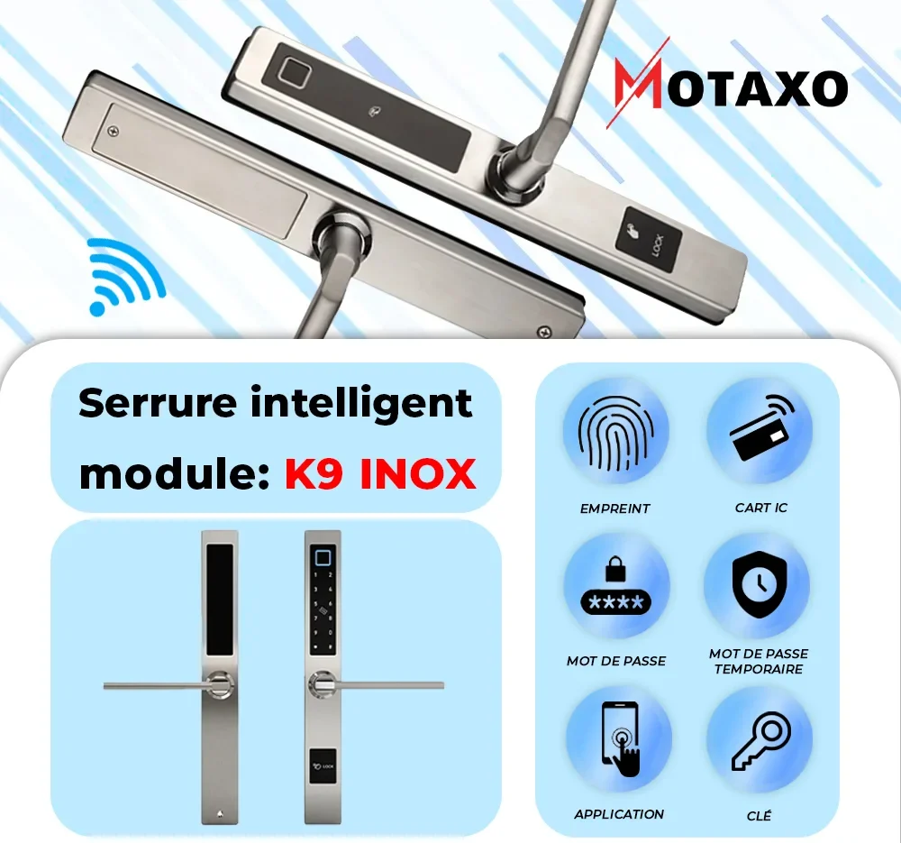 serrure intelligente maroc , serrure intelligente , serrure connectée wifi , serrure domotique , serrure porte intelligente maroc , serrure intelligente avec caméra maroc , meilleur serrure intelligente ,