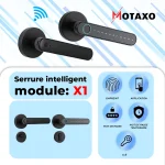 Serrure intelligent Maroc MOTAXO X1 1 serrure intelligente maroc , serrure intelligente , serrure connectée wifi , serrure domotique , serrure porte intelligente maroc , serrure intelligente avec caméra maroc , meilleur serrure intelligente ,