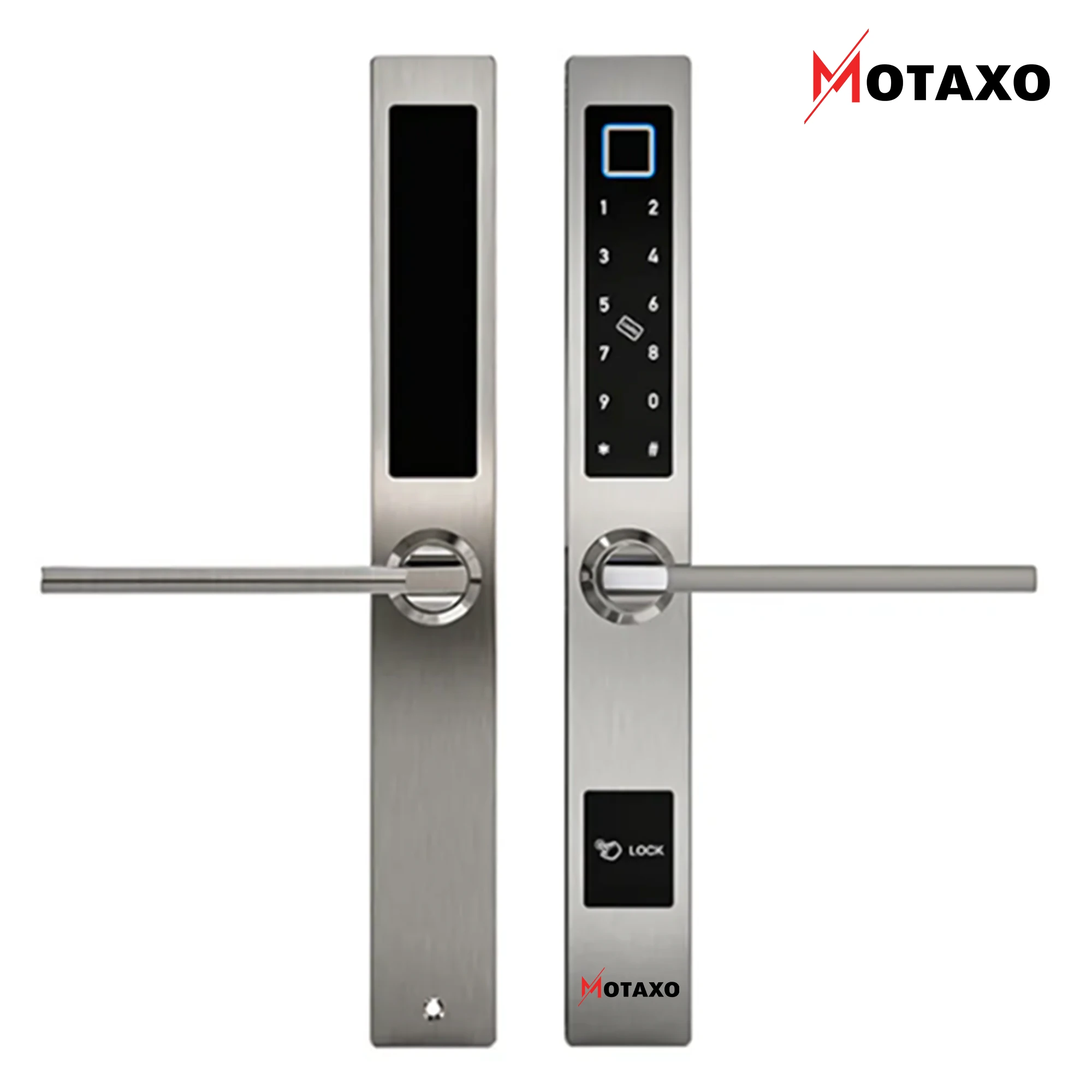 Découvrez la Serrure Intelligente K9 INOX de MOTAXO, conçue pour une sécurité domestique optimale au Maroc. Modes d’Accès Innovants pour Chaque Besoin Déverrouillage par Empreinte Digitale: Enregistrez jusqu’à 200 empreintes digitales pour un accès rapide et sécurisé. Idéal pour les serrures Wi-Fi et les poignées intelligentes. Mot de Passe Personnalisable: Créez des codes PIN personnalisables pour jusqu’à 150 utilisateurs, permettant un accès sécurisé sans clés. Une solution adaptée à la domotique sécuritaire Maroc et aux besoins de sécurité résidentielle intelligente. Carte NFC: Enregistrez jusqu’à 200 cartes NFC pour un accès rapide et pratique. Parfait pour les poignées électriques et les serrures intelligentes MOTAXO Maroc. Application Mobile (Wi-Fi): Contrôlez et gérez l’accès à votre porte via une application mobile, où que vous soyez. Verrouillez et déverrouillez à distance, et recevez des notifications en temps réel. Idéal pour la boutique de serrures connectées et le contrôle d’accès résidentiel. Mot de Passe Temporaire: Créez des mots de passe temporaires pour les invités, permettant un accès limité dans le temps. Parfait pour les solutions de verrouillage IoT. Clé Mécanique: Utilisez la clé mécanique pour un accès traditionnel en cas d’urgence ou de panne technologique. Complément utile aux serrures intelligentes Maroc et à la serrurerie numérique au Maroc. Flexibilité et Sécurité au Quotidien de la la Serrure intelligente K9 INOX MOTAXO : Accès sans clé: Oubliez les clés traditionnelles. Avec l’empreinte digitale, ouvrez votre porte d’un simple regard, intégré à votre smart home. Contrôle Total: Utilisez votre smartphone comme télécommande. Que vous soyez au bureau ou en déplacement, sécurisez votre maison intelligente d’un simple toucher. Idéal pour les serrures intelligentes MOTAXO. Alertes Proactives: Recevez des notifications instantanées pour chaque accès ou tentative d’intrusion, garantissant une sécurité résidentielle intelligente. Gestion des invités: Offrez des accès temporaires simples et sans complication à vos invités, parfait pour une installation de serrures intelligentes. Contrôle d’accès à distance: Surveillez et gérez en temps réel via l’application mobile, renforçant la sécurité domestique connectée. Sécurité avancée: Options d’accès flexibles pour une tranquillité d’esprit totale dans votre maison intelligente. Protection Polyvalente: Adaptable à toutes les portes, la serrure K9 INOX résiste aux conditions les plus exigeantes. Installation et Utilisation Simplifiées L’expertise à votre porte Nos experts assurent une installation rapide, efficace et sans tracas, adaptée à vos besoins spécifiques. Profitez de solutions de verrouillage IoT et de domotique sécuritaire avec la serrure intelligente MOTAXO. Tout Est Prêt pour Vous dans l’Emballage Serrure intelligente K9 INOX Clés mécaniques (x2) Cartes NFC (x5) Câble de charge USB (x1) Kit de montage complet Guide d’installation détaillé Avec la Serrure Intelligente K9 INOX de MOTAXO, simplifiez et sécurisez votre quotidien en adoptant une technologie de sécurité avancée. Profitez de l’innovation et de la tranquillité d’esprit que vous méritez dans votre maison intelligente. Découvrez plus d’options dans notre boutique de serrures connectées.